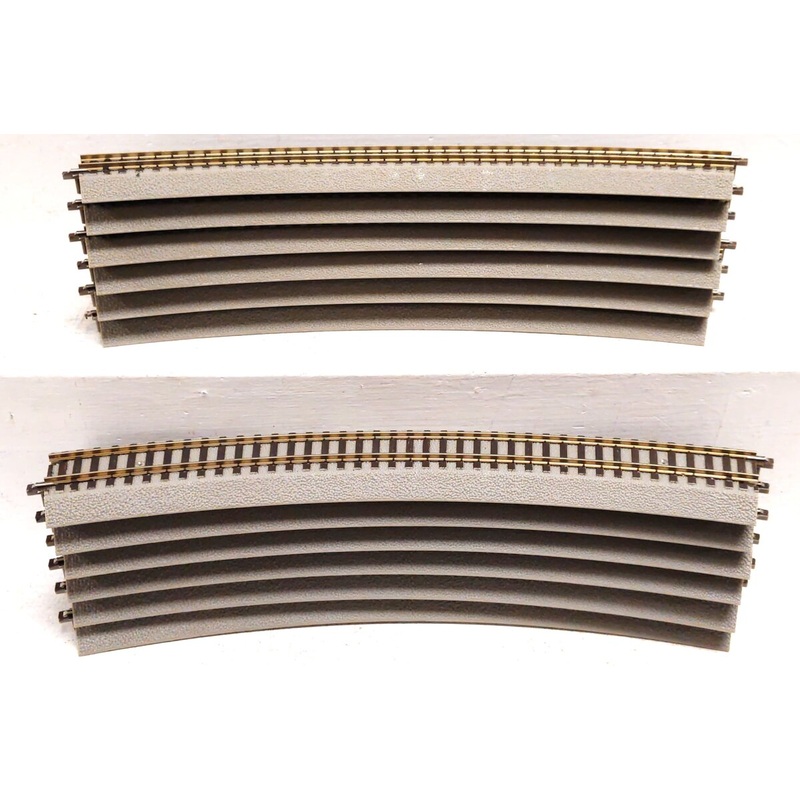 American Flyer 6-49859 S Gauge FasTrack R27 Wide Radius Curve Track (12) LN