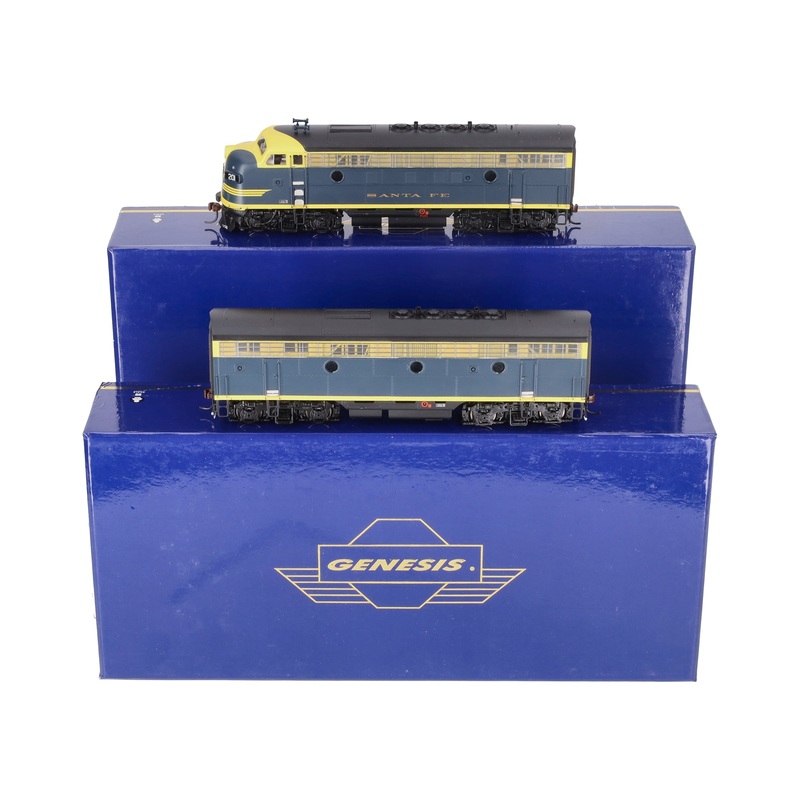 Athearn 22612 HO Santa Fe F3 A/B with DCC Cat Whisker #201C/201B  LN/Box