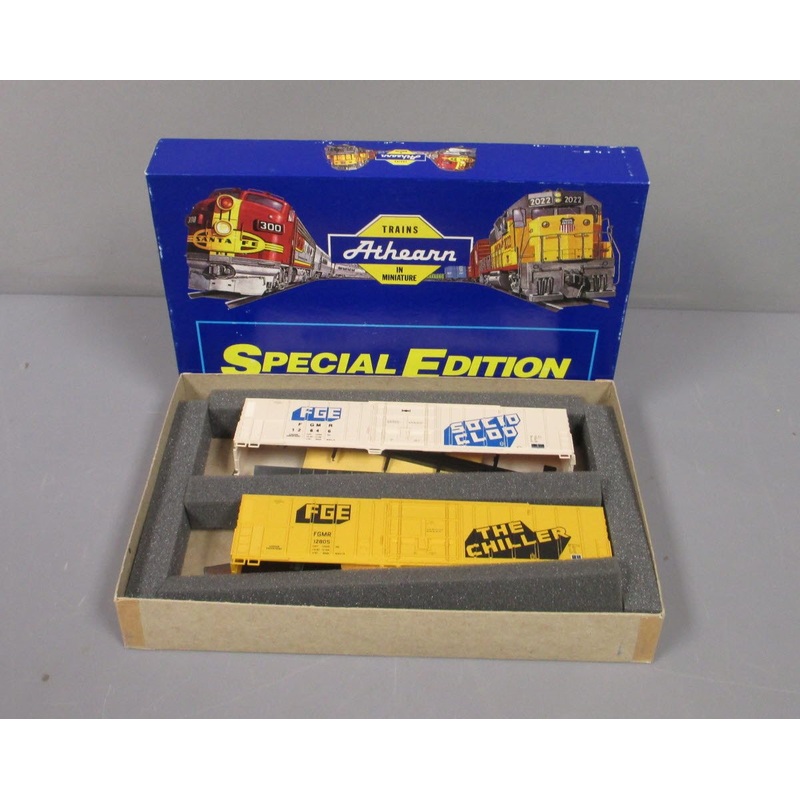 Athearn 2304 HO FGE 57′ Reefer Cars Kit (Set of 2) LN/Box