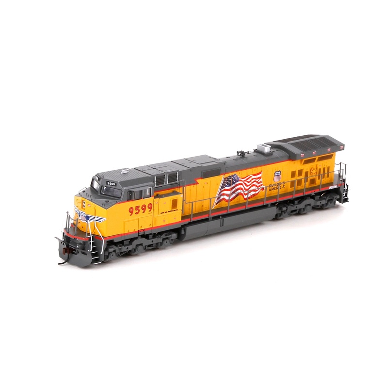 Athearn 29243 HO UP C44-9W Diesel Locomotive with Flag #9599 MT/Box