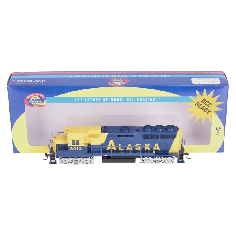 Athearn 89771 HO Alaska Railroad GP40-2 Locomotive #3012 MT/Box
