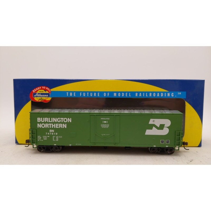 Athearn 91263 HO Scale Burlington And Northern Box Car #747619 LN/Box