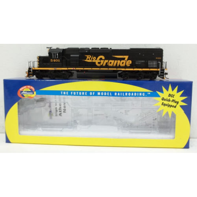 Athearn 95117 HO Rio Grande SD40T-2 Diesel Locomotive #5401 EX/Box
