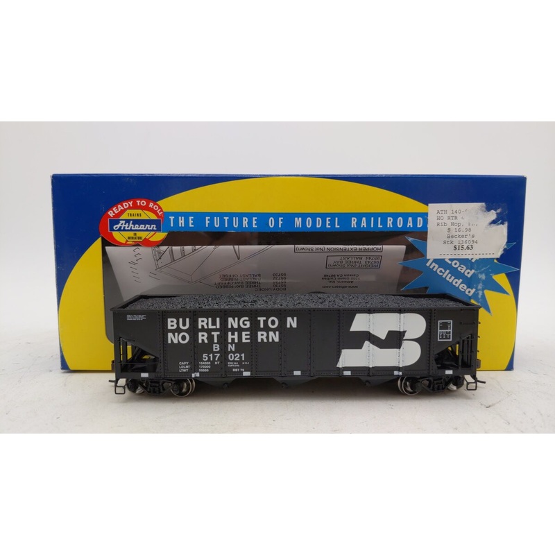 Athearn 95601 HO Scale Burlington Northern Hopper Car #517021 LN/Box
