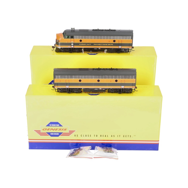 Athearn G2727 HO Scale Great Northern F-3AB Diesel Locomotive Set NIB