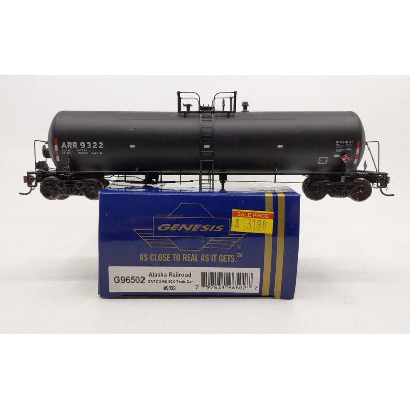 Athearn G96502 HO Alaska Railroad 20,000-Gallon GS Tank Car #9322 NIB