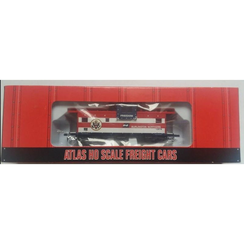 Atlas 1913 HO Scale Burlington Northern Freedom Extended Vision Caboose #12618 MT/Box