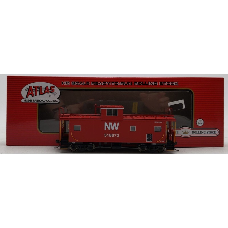 Atlas 20005030 HO N&W Extended Vision Caboose #518672 LN/Box