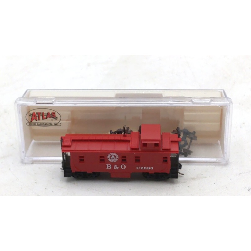 Atlas 35761 N Scale Baltimore & Ohio Cupola Caboose #C2333 NIB