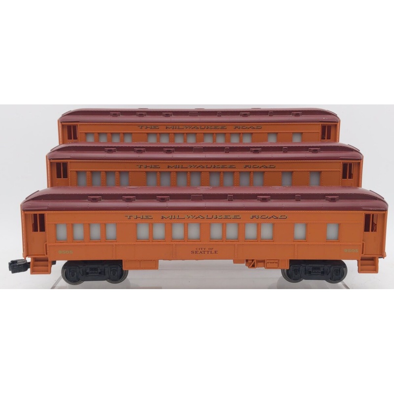 Lionel Assortment of Milwaukee Road Passenger Cars [3], #6-9003-9005 EX