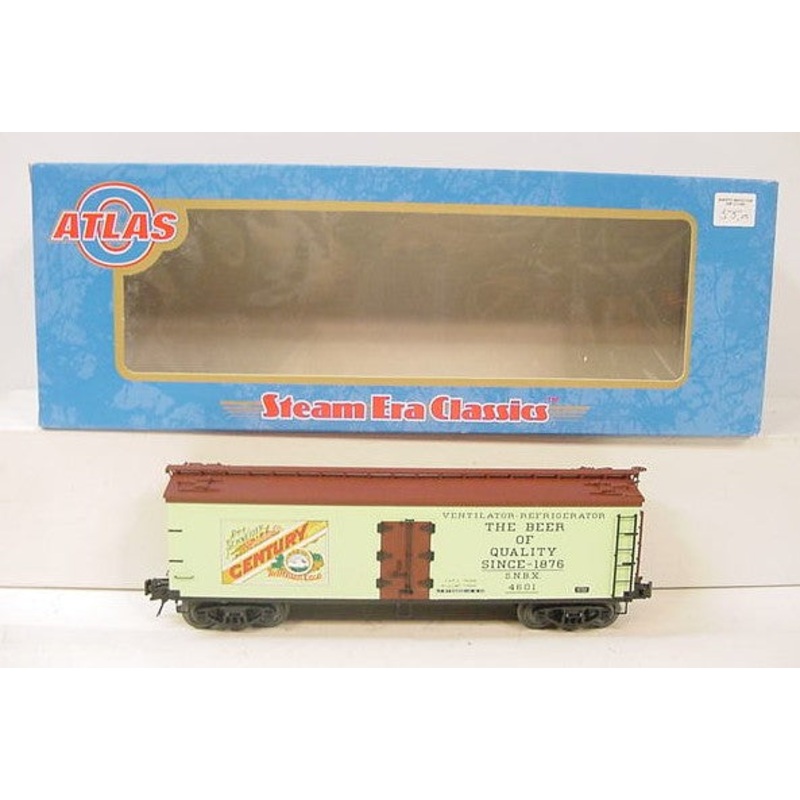 Atlas 8102-2 O Gauge Century Beer 40′ Billboard Reefer (3-Rail) LN/Box