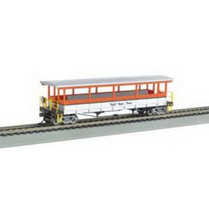 Bachmann 17435 HO Royal Gorge Scenic Railroad Open-Sided Excursion Car w/Seats NIB