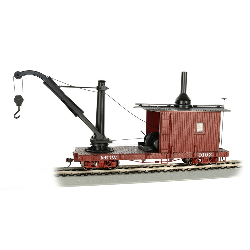 Bachmann 26903 On30 MOW Oxide Red Derrick Car LN/Box