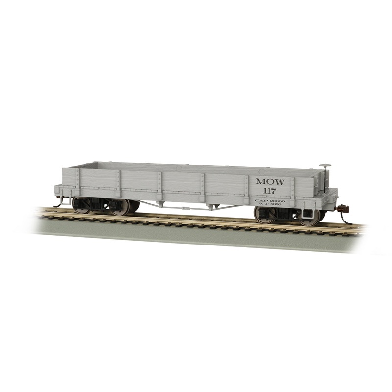 Bachmann 27202 On30 Data Only MOW Gray Spectrum Wood Gondola #117 LN/Box