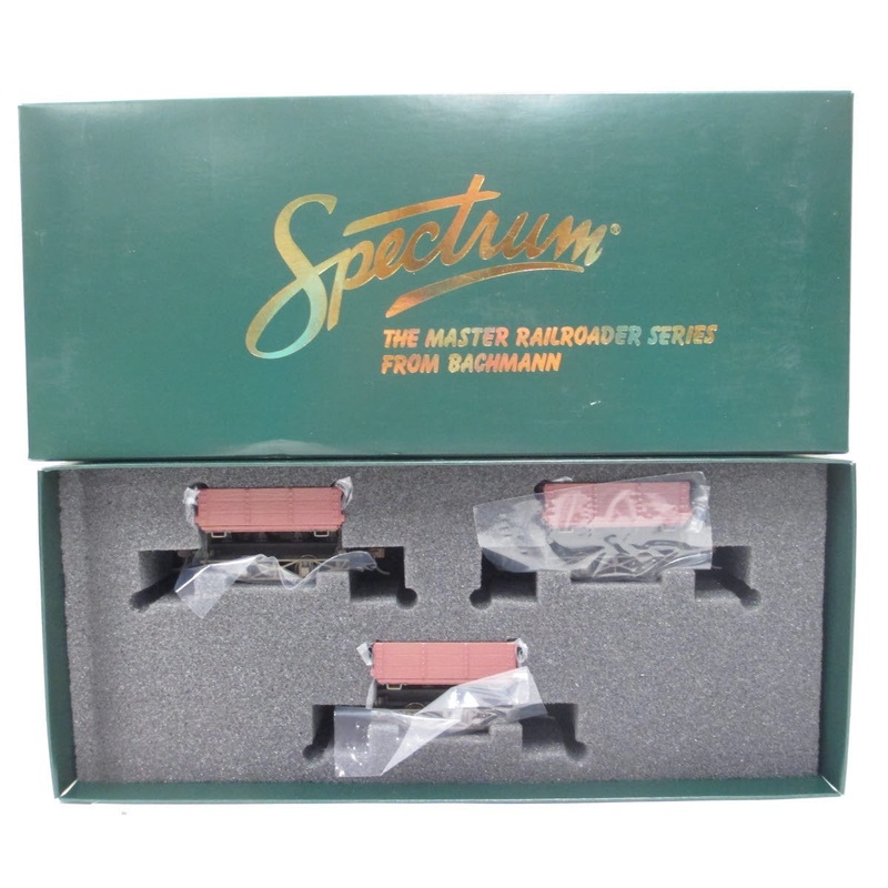 Bachmann 29801 On30 Logging and Mining Wood Side Dump Cars (Set of 3) LN/Box