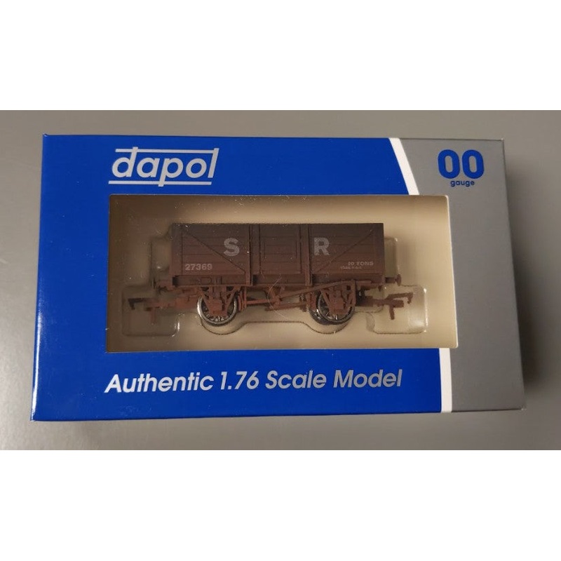 Dapol 4F-051-012 O Weathered Southern Railway 5 Plank Hopper w/ Coal #27369 LN/Box
