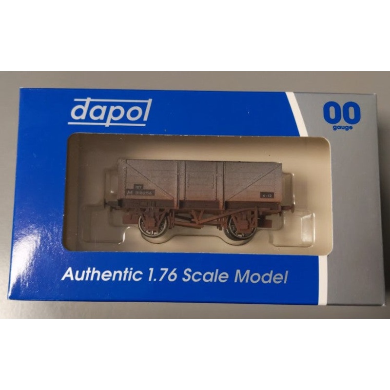 Dapol 4F-051-016 OO Gauge Weathered BR 5 Plank Hopper Car w/ Load #318256 LN/Box