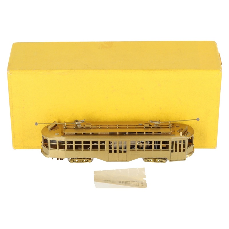 Fairfield Traction Models HO Brass Pittsburgh Trolley – unpainted VG