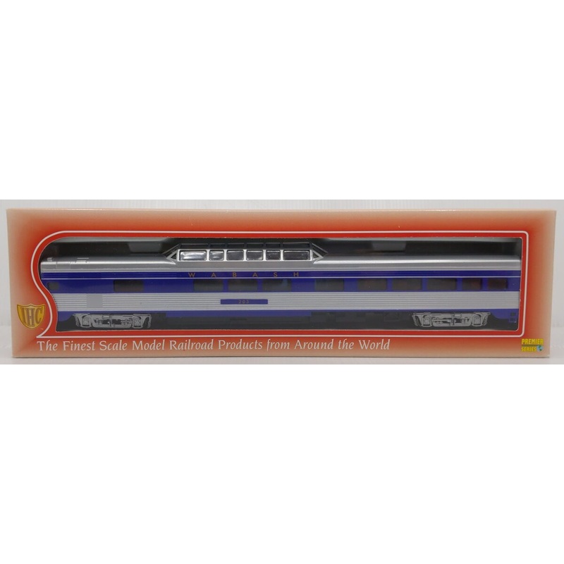 IHC 47977 HO Scale Wabash Corrugated Side Vista Dome Car #203 LN/Box