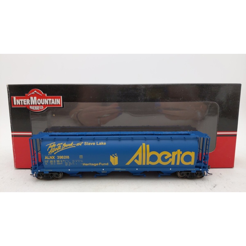 InterMountain 49105-04 HO Scale Alberta Cylindrical Hopper Car #396218 EX/Box