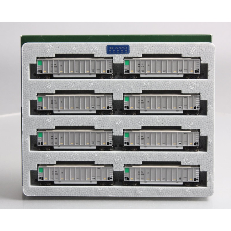 Kato 106-4653 N Scale SBTX Bethgon Protein Gondola Cars (Set of 8) LN/Box