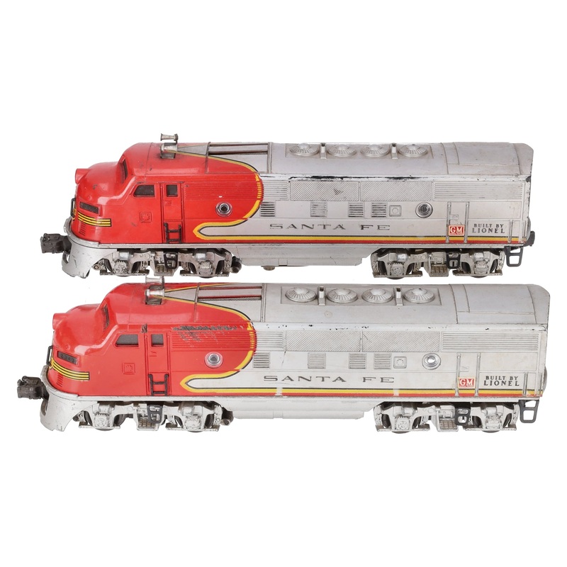 Lionel 2343 Vintage O Santa Fe F3 AA Diesel Locomotive Set