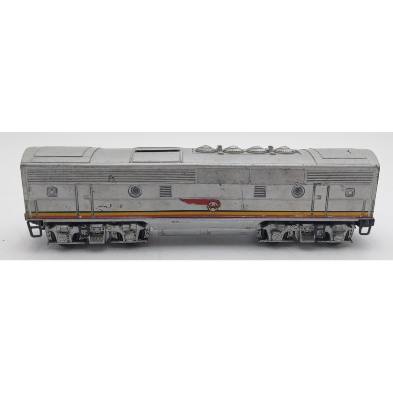 Lionel 2343C Vintage O Santa Fe F-3 Screen Top Non-Pwd. B-Unit Diesel Locomotive VG