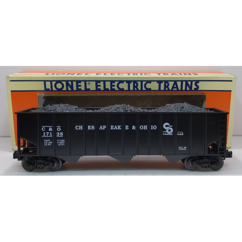 Lionel 6-17128 O Gauge Chesapeake & Ohio 3-Bay Hopper LN/Box
