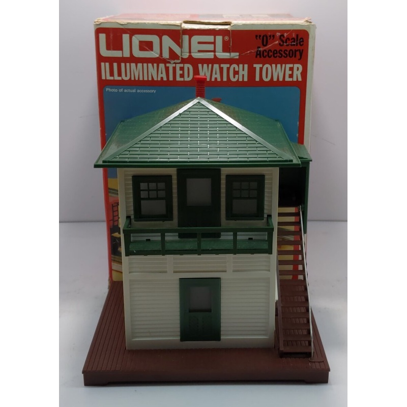 Lionel 6-2319 O Gauge Illuminated Watch Tower EX/Box