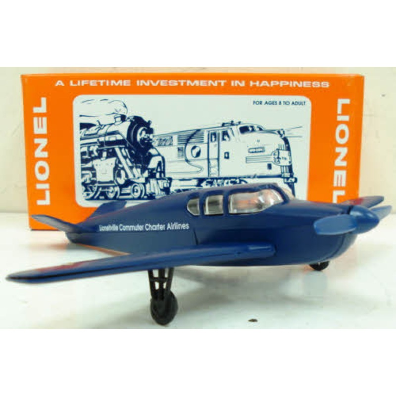 Lionel 6-52131 O Gauge Blue BeechCraft Airplane LN/Box