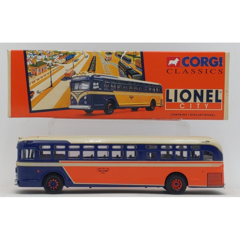 Lionel 6-54007 Corgi GM 4502 Lionel Bus Lines EX/Box