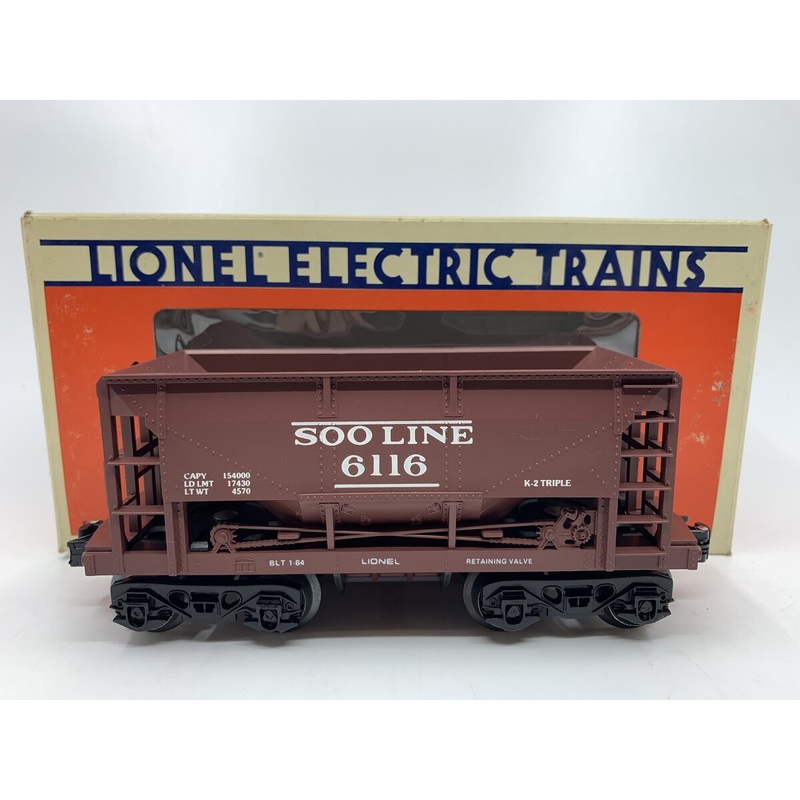Lionel 6-6116 O Gauge SOO Line Ore Car #6116 LN/Box