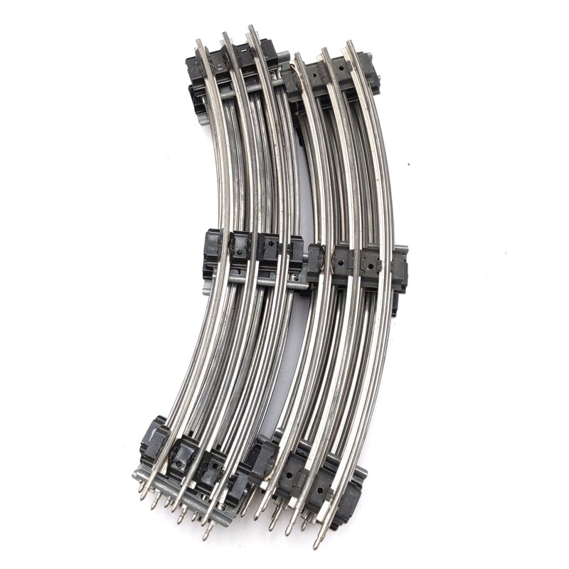 Lionel 6-65501 O Gauge Tubular 31 Diameter Curved Track (15) VG