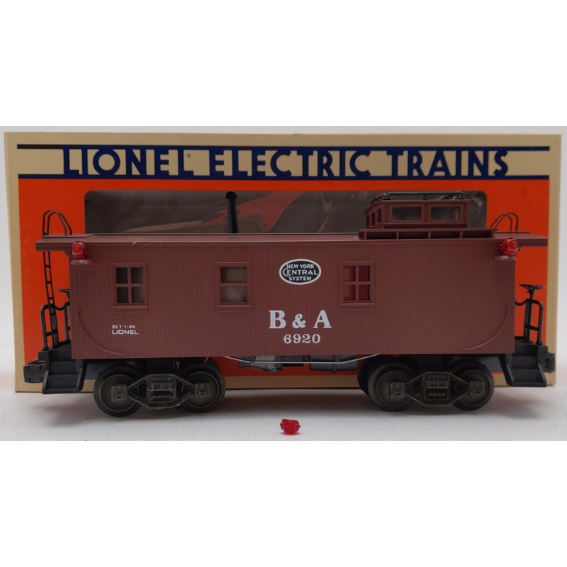 Lionel 6-6920 O Gauge Boston & Albany Woodside Illuminated Caboose EX/Box