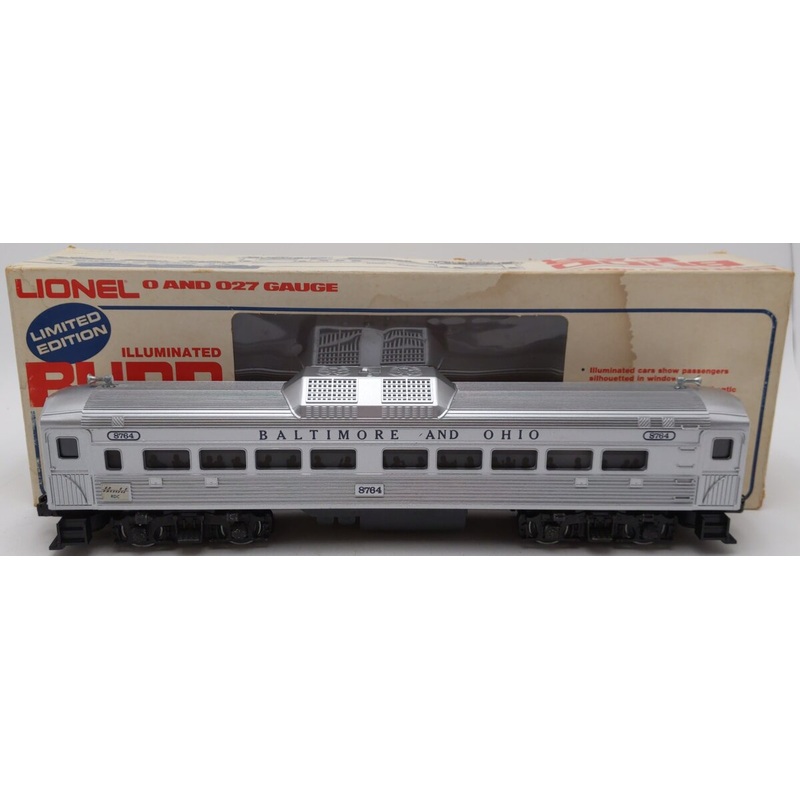 Lionel 6-8764 O Gauge Baltimore & Ohio Powered RDC Budd Passenger Car EX/Box