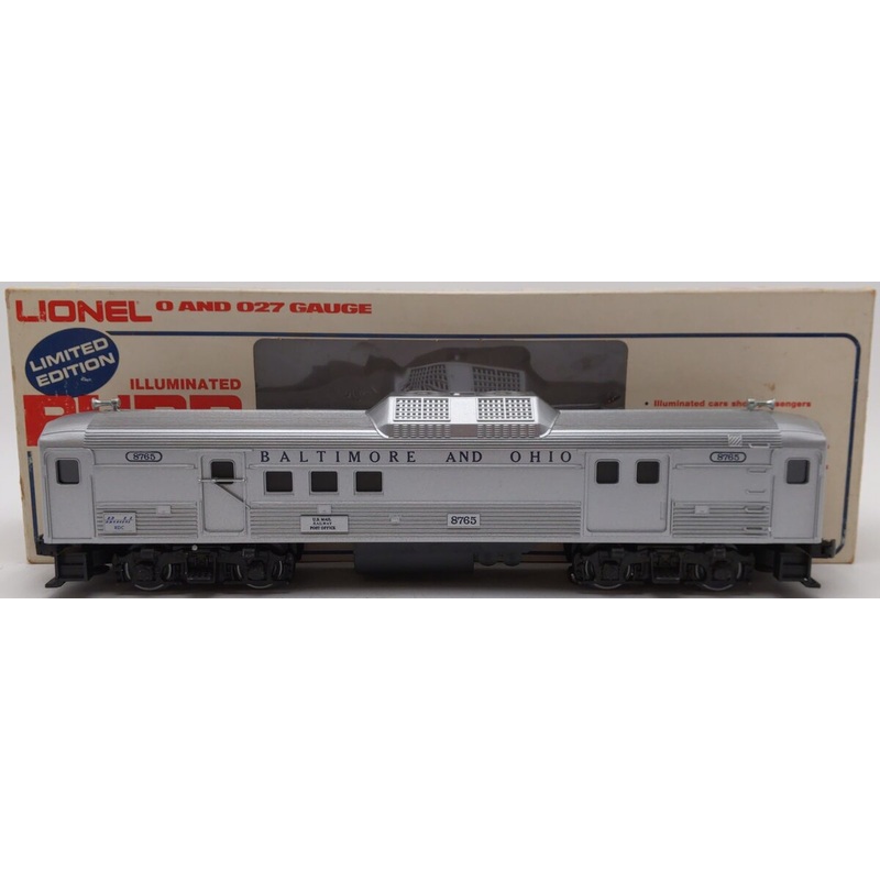 Lionel 6-8765 O MPC Baltimore & Ohio RDC Budd Baggage Non-Powered Car EX/Box