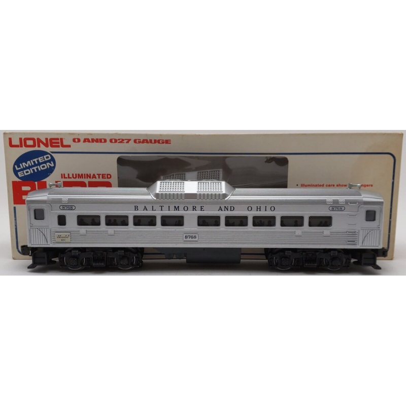 Lionel 6-8768 O Gauge Baltimore & Ohio RDC Budd Passenger Dummy Car EX/Box