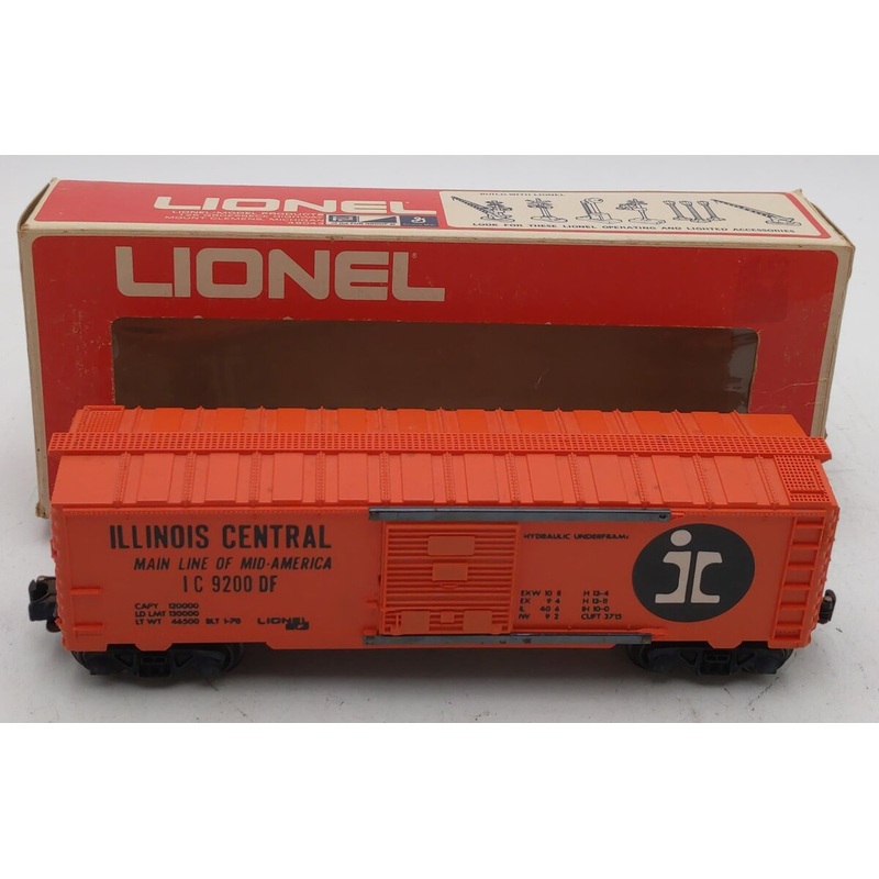 Lionel 6-9200 Illinois Central Boxcar LN/Box