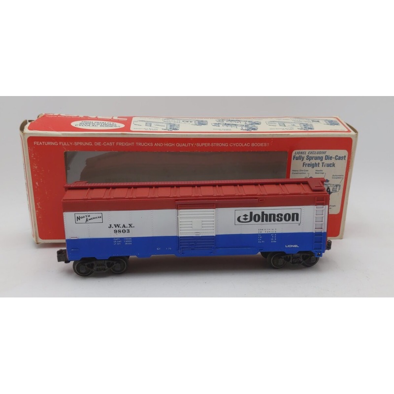 Lionel 6-9803 O Gauge Johnson Wax Box Car #9803 LN/Box