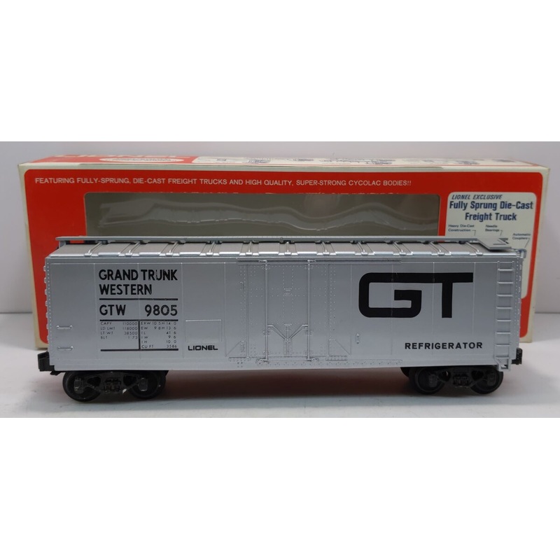 Lionel 6-9805 O Gauge Grand Trunk Reefer Car EX/Box