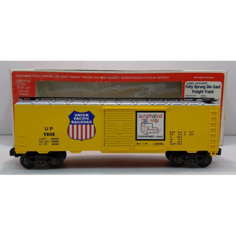 Lionel 6-9808 O Gauge Union Pacific Box Car LN/Box