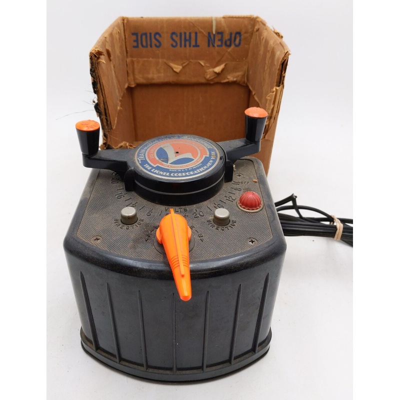 Lionel KW O Vintage Trainmaster 190 Watt Transformer with Whistle/Box