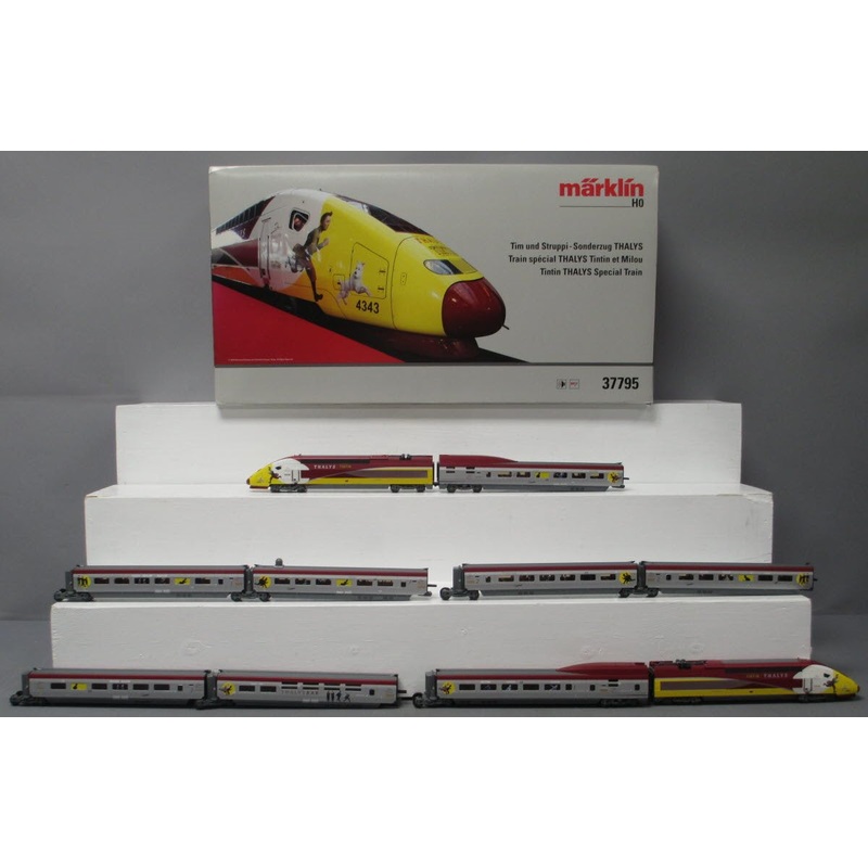 Marklin 37795 HO Scale Tintin THALYS Special Electric Train Set NIB