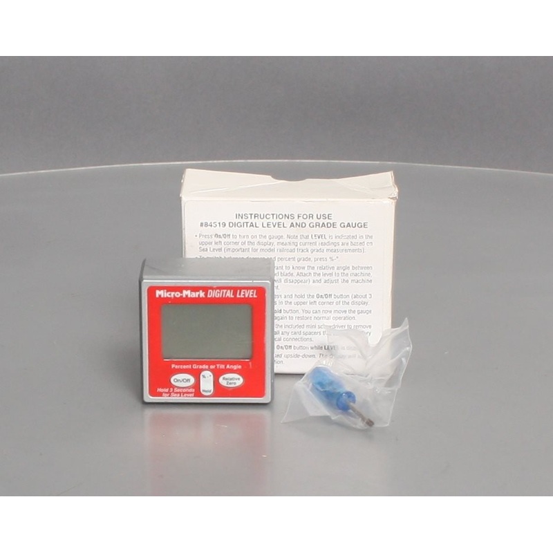 Micro-Mark 84519 Digital Level & Grade Gauge EX/Box