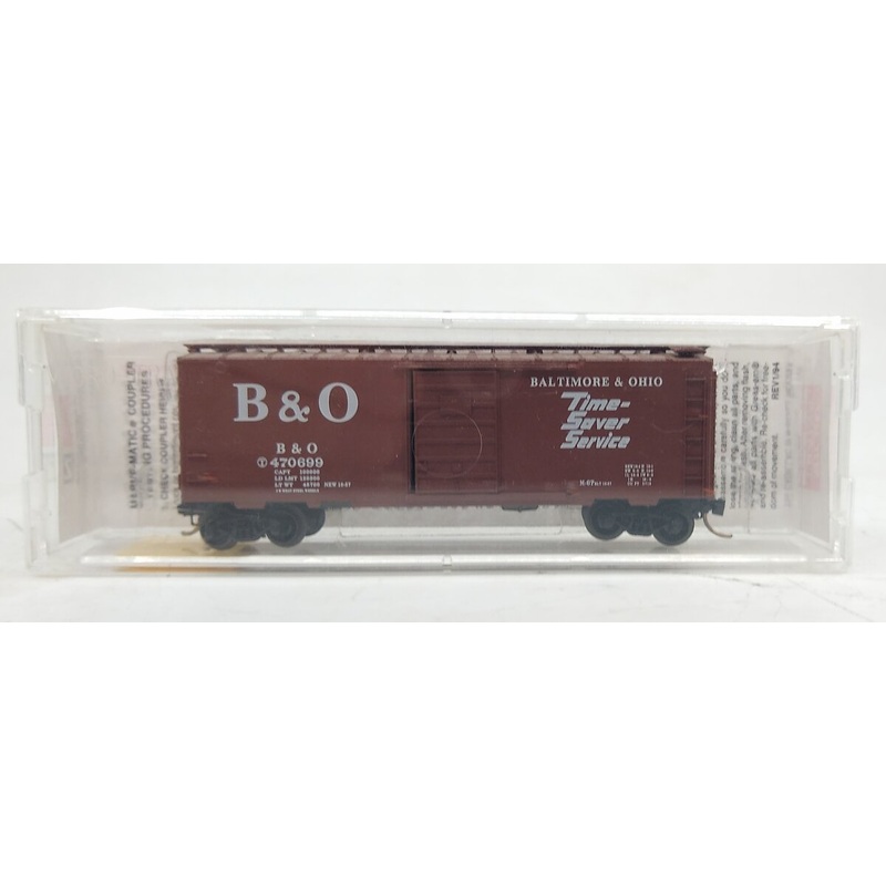 Micro-Trains 02000346 N B&O 40′ Standard Single Door Boxcar #470687 NIB