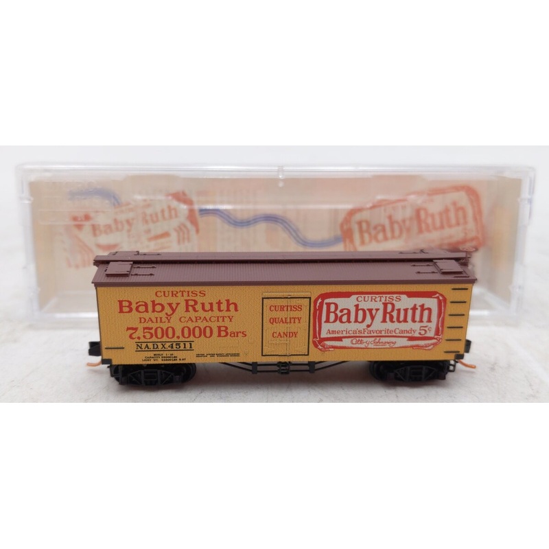 Micro-Trains 05800230 N Nestle Baby Ruth Series 36′ Wood Sheathed Reefer #4511 LN/Box