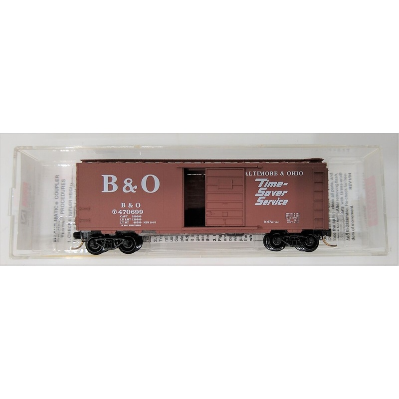 Micro-Trains 20346/1 N-Scale Baltimore & Ohio 40′ PS-1 Boxcar #470699 NIB