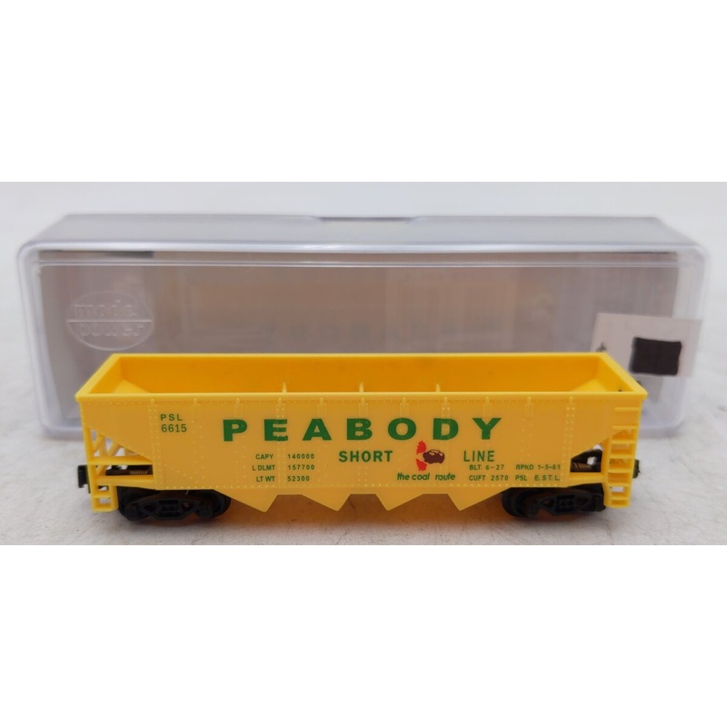Model Power 83220 N Peabody 4-Bay Hopper #6615 LN/Box