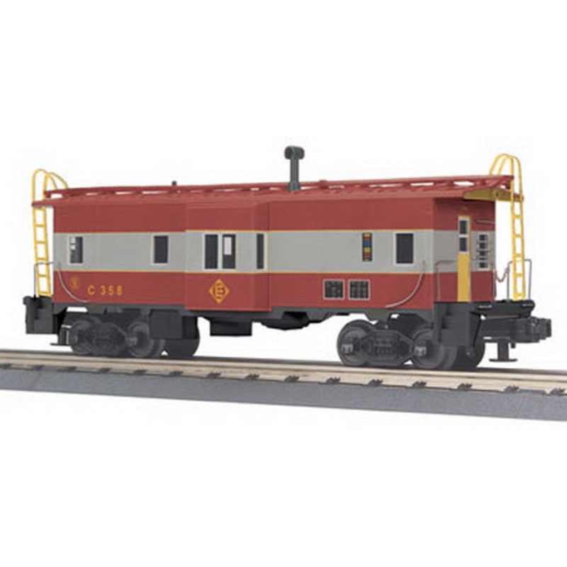 MTH 20-91135 O Gauge Erie Lackawanna Bay Window Caboose #358 LN/Box