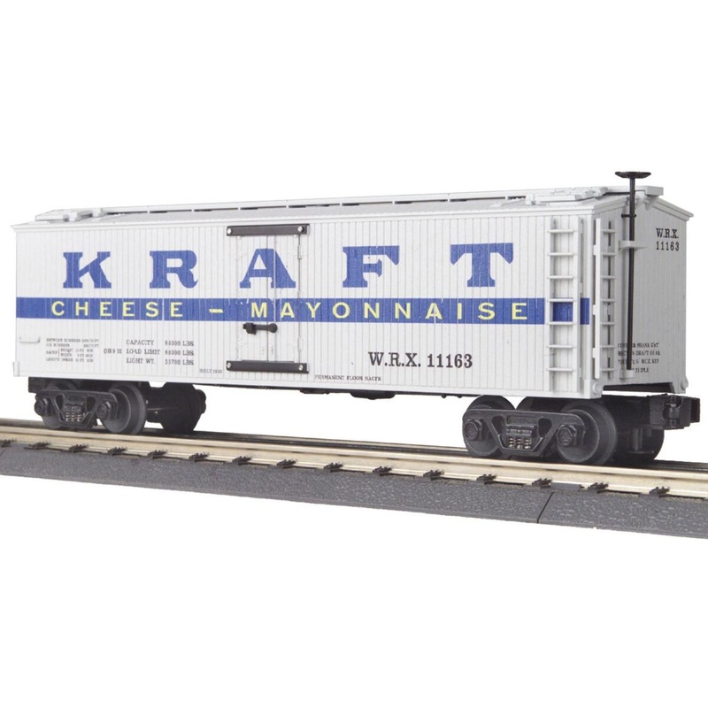 MTH 30-8607 O Gauge Kraft Die-Cast Reefer Car #11163 NIB